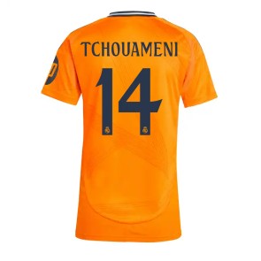 Real Madrid Aurelien Tchouameni #14 Gostujuci Dres za Ženska 2024-25 Kratak Rukavima